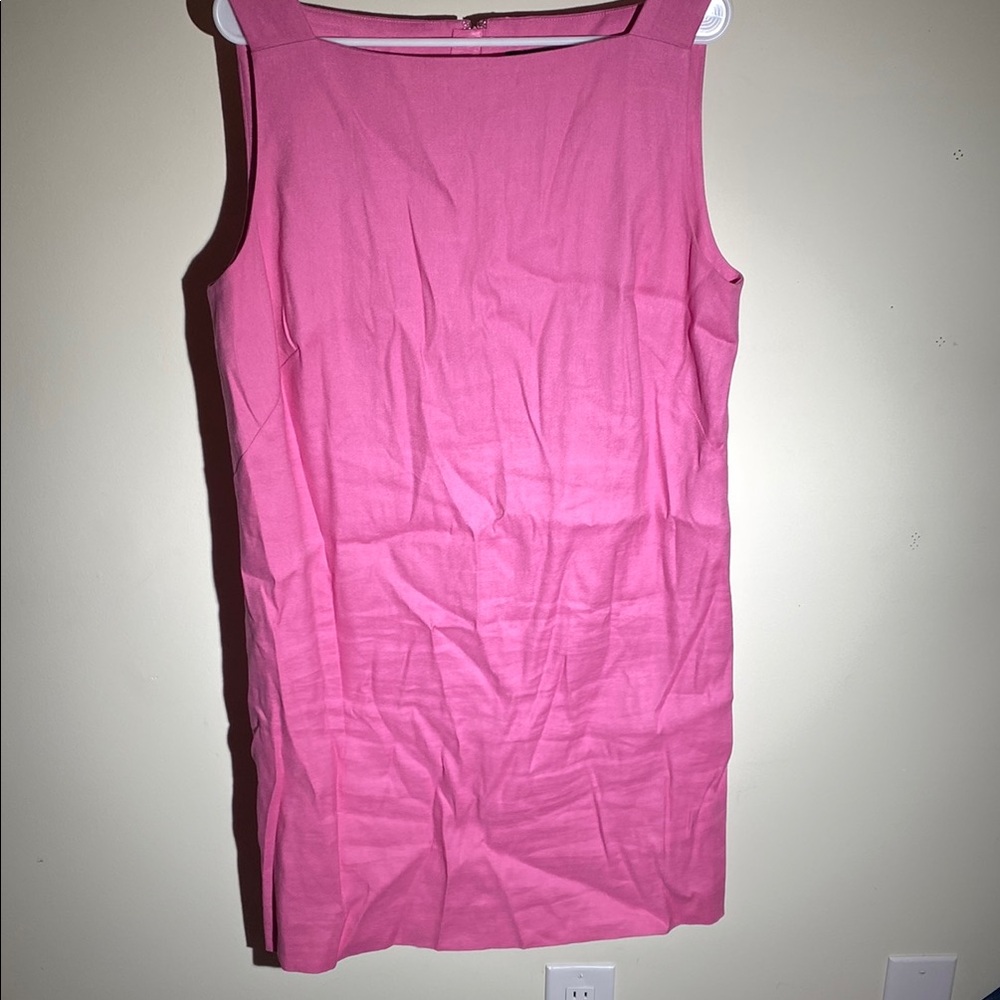Ann Taylor Vibrant Pink Boxy Sleeveless Tank
